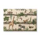 Cuadro de madera Animales africanos en la selva - Kikki Belle