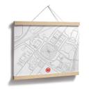 Póster Eintracht Frankfurt - Mapa del estadio