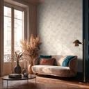 Ikke-vævet tapet skovtræer palmer beige creme tapet tapet naturlandskab 