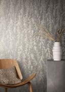 blomst og fleece Naturlig Opulence tapet i rød, brun