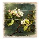 Cuadro de madera Heade - Flores de manzano - 40x41,5 cm