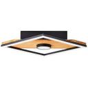 Deckenleuchte Vincent, braun, 6,2 x 25 cm, Holz Lampe