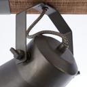 Spotbalken Maria, schwarz, 24 x 40 cm, Holz Strahler