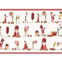 Wallsticker Fototapet Leffler Rose Fairies - Panorama