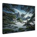Canvasbillede Fyrreskov i Huang Shan-bjergene - NingYun Ye