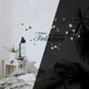 Sticker mural - Paradis pour les rêveurs + étoiles fluorescentes