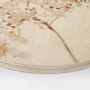 Cuadro de madera 1X Estudio - Ramo con flores delicadas - Redondo