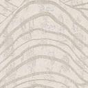 Abstrakt 3D-tapet med bølger hvid sølv - non-woven metallic effekt - mønstret tapet