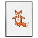 Affiche - Yoga-renard 09