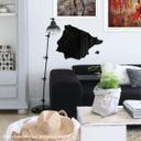 Mapa acrílico de decoración Península Ibérica