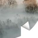 Galimberti - Niebla invernal - fotomural redondo - Papel pintado autoadhesivo/no tejido