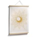Póster Rayos de sol dorados - KsanaKalpa