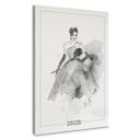 Leinwandbild Audrey in Schwarz-weiß - Guido Maria Kretschmer Kollektion - 40x60 cm