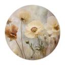 Póster Esplendor floral en cálidos tonos pastel - Paksoylu - Redondo