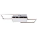 Deckenleuchte Yara, metallic, 7 x 51 cm, Metall Deckenlampe, dimmbar