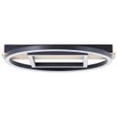 Deckenleuchte Leopold, braun, 5,5 x 39 cm, Holz Moderne LED-Deckenleuchte, dimmbar