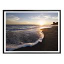 Plakat - Solnedgang ved havet