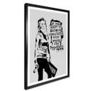 Póster Banksy - Alcanzar la grandeza