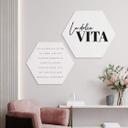 Hexagon Dibond La Dolce Vita