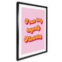 Póster Tipografía - Puedo comprarme flores