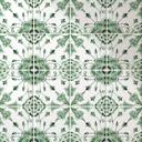 Azulejos Adhesivos Acuarela - Flor verde - lote de 12