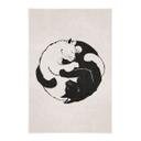 Tekstil plakat Katte Ying & Yang - Tunaboylu