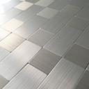 Carrelage adhésif mosaïque, métallisé - 30,5 x 30,5 cm