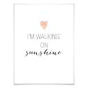 Póster Confeti y Nata - I'm walking on sunshine