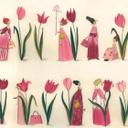 Møbelfolie Leffler - Tulipaner