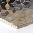 Hexagon Hout Fredriksson - Blue Geometry