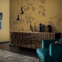 Tapet med bladmotiv Big Pictures beige 4,50 x 2,70 m