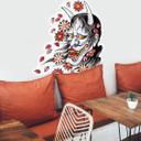 Sticker mural - Miami Ink - Masque Hannya 