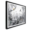 Póster Kikki Belle - Aves tropicales en blanco y negro
