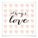 Póster Confetti & Cream - Always Love