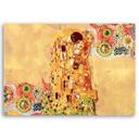 Canvasbillede, Klimt opfyldelse af en kvinde abstrakt