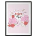 Póster Fight Like Girls - Poder feminista