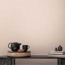 Tekstureret tapet i linnedlook rose - subtilt Ikke-vævet tapet moderne & elegant