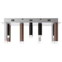 Deckenleuchte Eddy, braun, 35 x 50 cm, Metall Deckenlampe