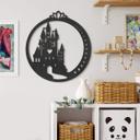 MDF - Decoración en madera - Castillo con corazón