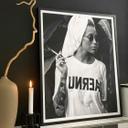 Plakat - Unreal Coolness Black and White