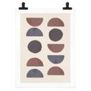 Póster 1X Studio - Formas abstractas en tonos tierra