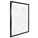 Póster 1X Studio - Line Art Floral - Flores Minimalistas