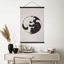 Tekstil plakat Katte Ying & Yang - Tunaboylu
