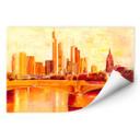 Zelfklevende Poster Schüßler - Skyline Frankfurt