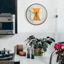 Horloge murale en verre - Nouveauprints - Cercles et triangles