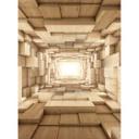 Fototapet - 3D Træ - Tunnel