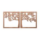 Arte en madera de caoba - Árbol magnífico (2 partes)