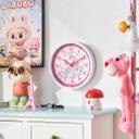 Bundle Lernuhr mit Lernzifferblatt für Kinder inkl. Armbanduhr & Mäppchen | Einhorn/Prinzessin rosa