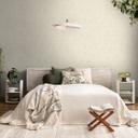 Ikke-vævet tapet retro - hørstruktur i naturlig tone & terracotta