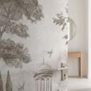 Deur folielandschap met tuinlandschap in beige - Ms Tiff